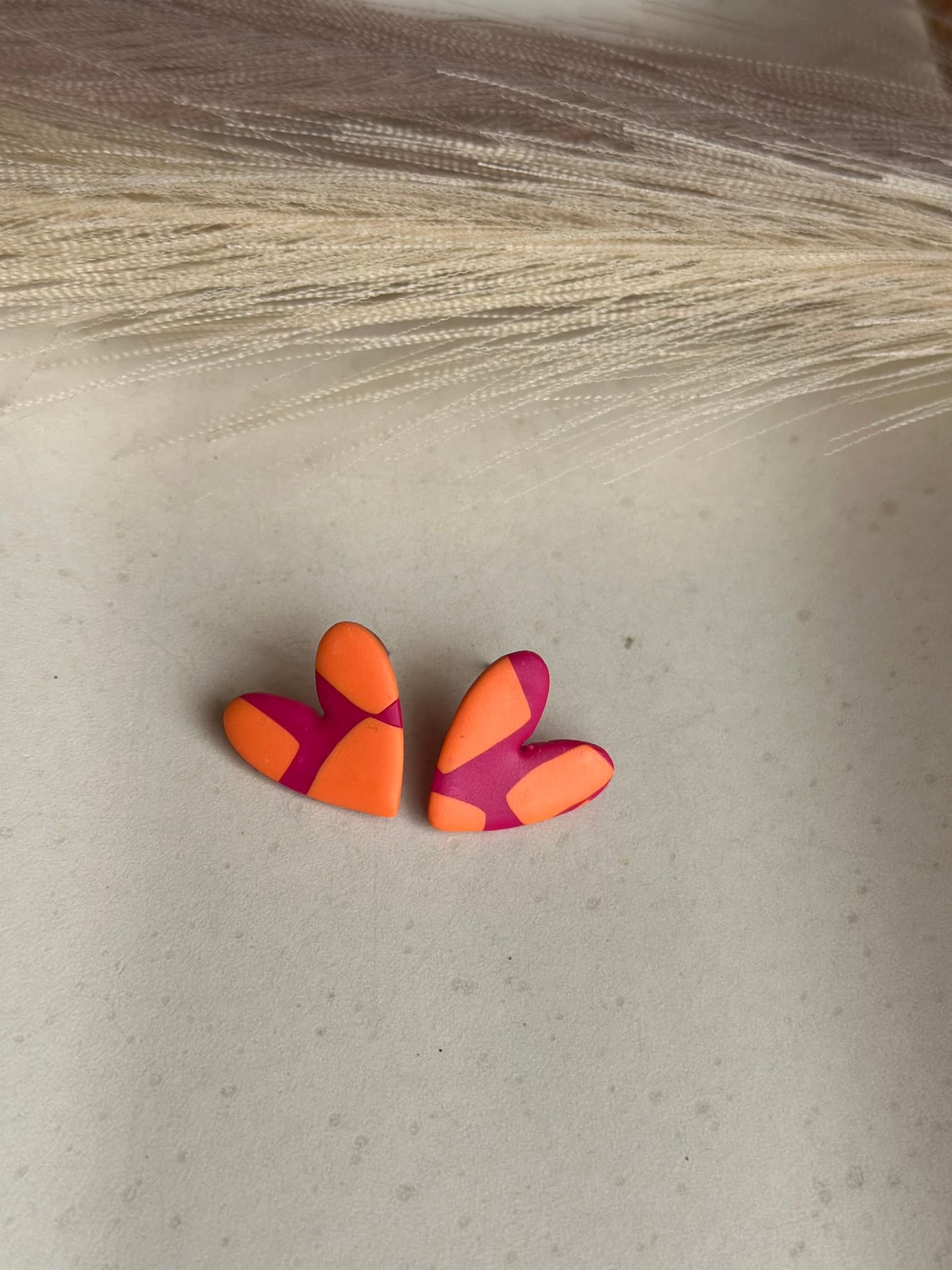 Aros AURA PETIT - Fucsia Naranjo - Nura