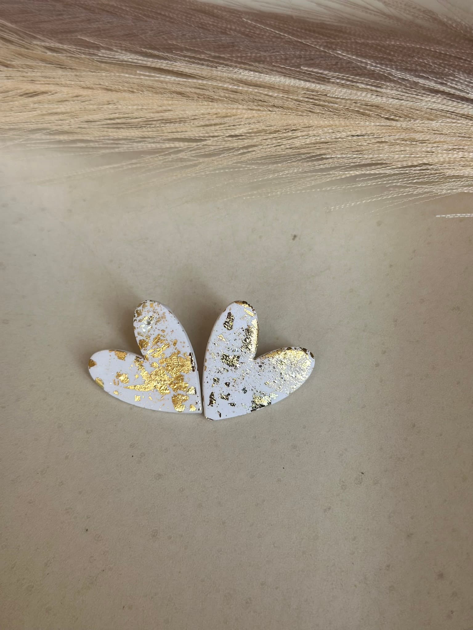 Aros AURA PETIT - Blanco Dorado - Nura