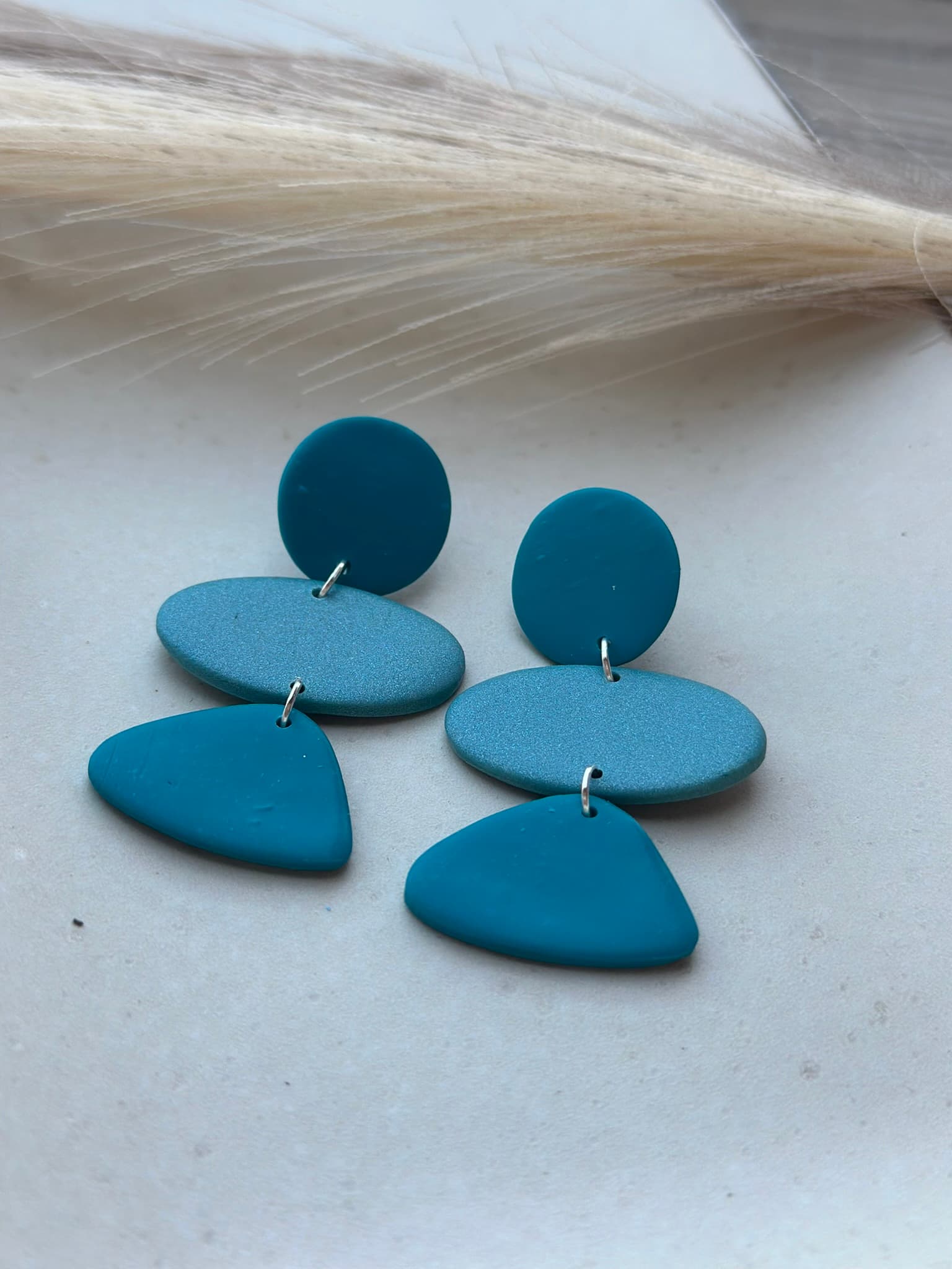 Aros MENTA - Turquesas - Nura