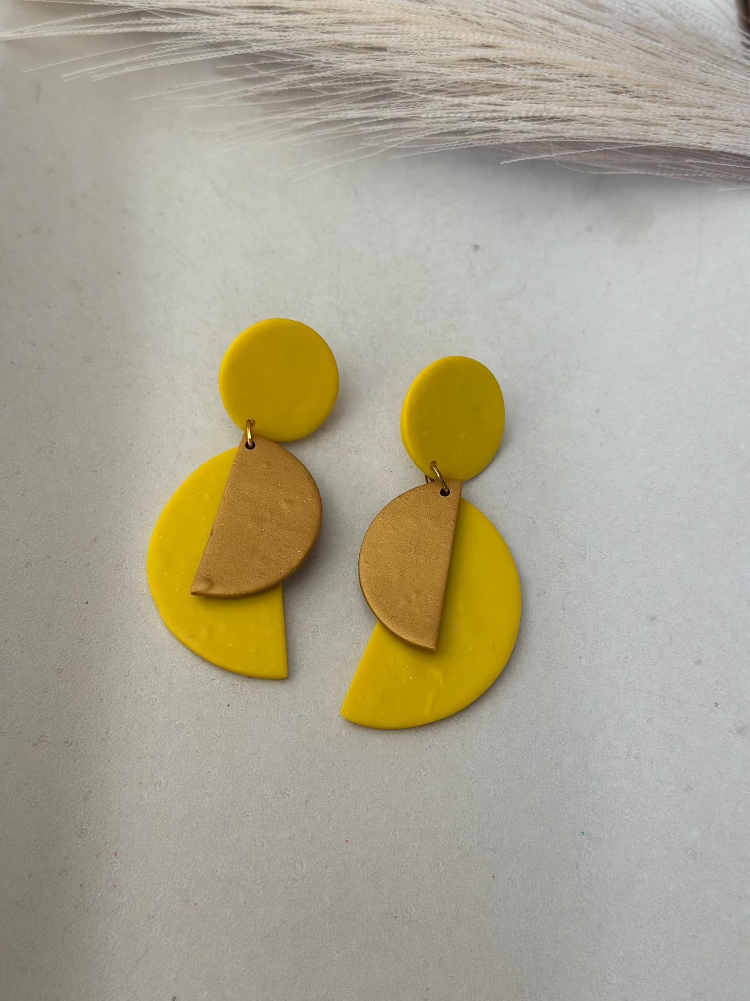Aros CLARA - Amarillo Dorado - Nura
