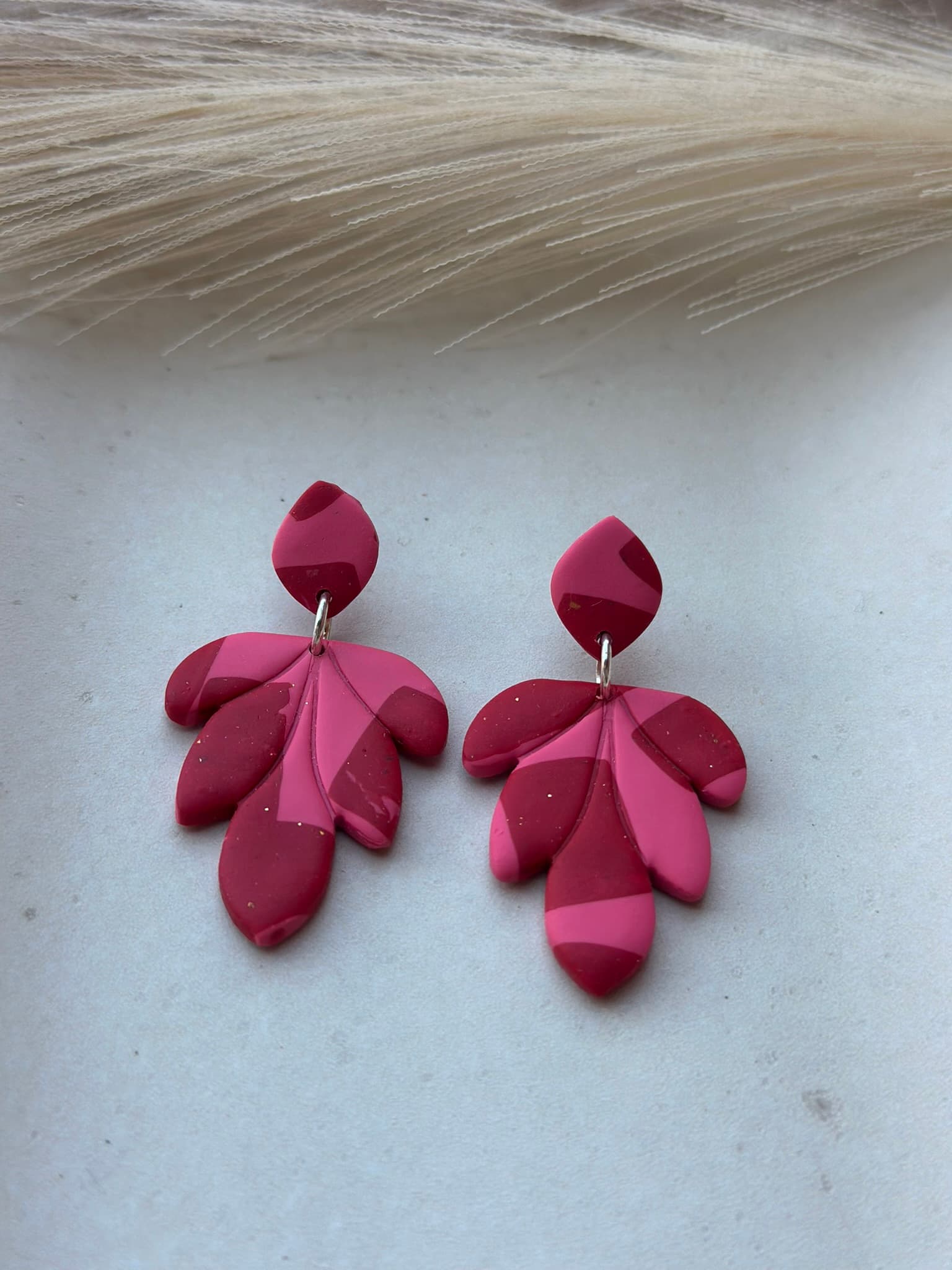 Aros VIENTO - Rojo Rosado - Nura